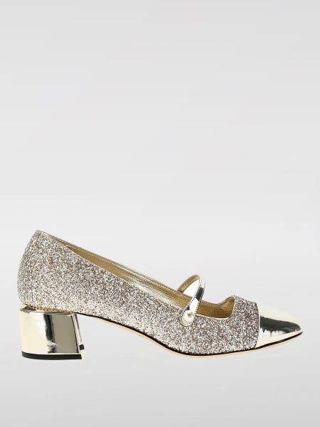 Jimmy Choo: Pump Elisa Jimmy Choo in pelle glitter e laminata