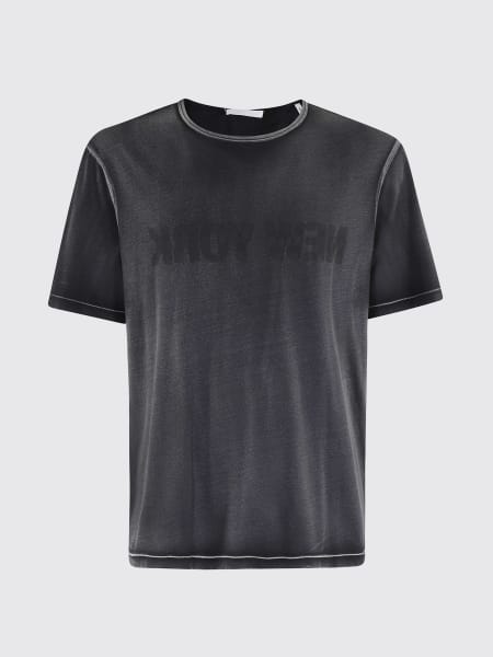T-shirt in cotone con logo Helmut Lang