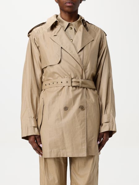 アウターその他 ISABEL MARANT Woman Trench coat Beige MA0408FAC1C01I 90BE ISABEL MARANT: women's trench coat - Beige | Isabel Marant