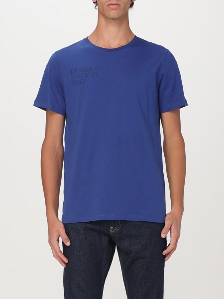 Tシャツ・カットソー DONDUP Men T-shirt Blue US198JF0309UIT8 890 DONDUP: T-shirt men - Blue | Dondup t-shirt US198JF0309UIT3