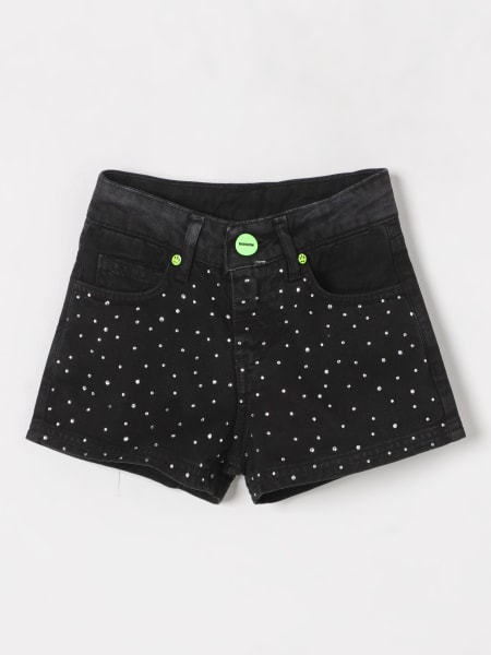 Pantaloncino di jeans con strass Barrow Kids