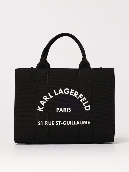 Karl Lagerfeld recycled cotton canvas tote bag