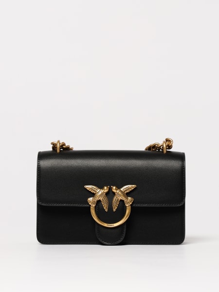 Pinko: Borsa a tracolla Love One Mini Pinko in pelle