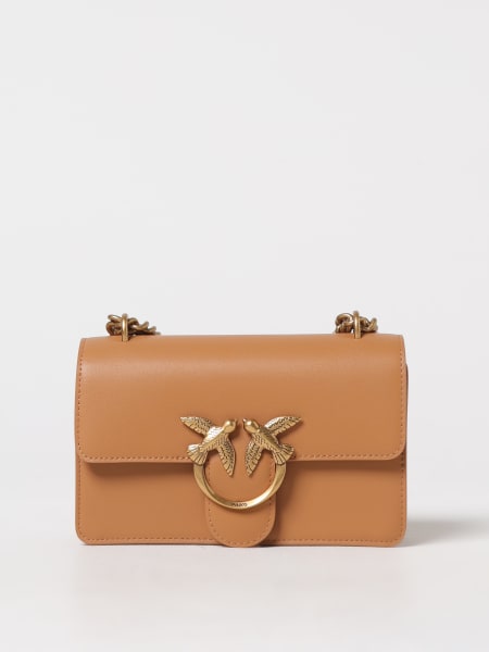 Pinko: Borsa a tracolla Love One Mini Pinko in pelle