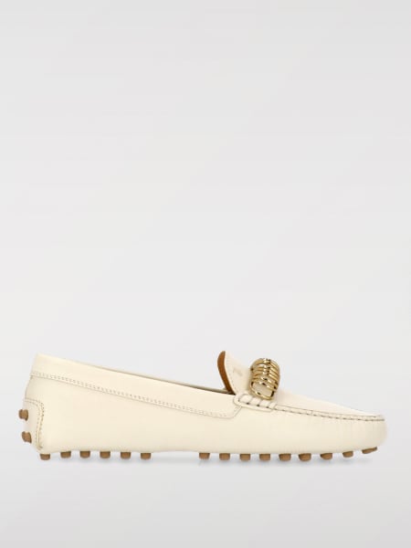 Tod's: Mocassino Tod's in pelle con anelli metallici