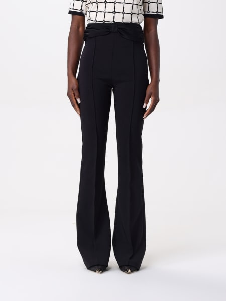 パンツ ELISABETTA FRANCHI Woman Pants Black PA085 110 ELISABETTA FRANCHI: Pants woman - Black | Elisabetta Franchi