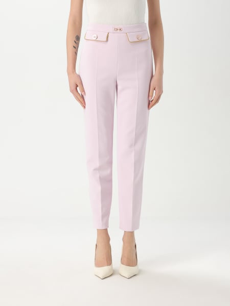 パンツ ELISABETTA FRANCHI PINK PANTS Elisabetta Franchi Pants for Women SS25 | GIGLIO.COM