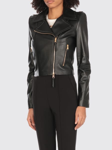 ELISABETTA FRANCHI ジャケット ブラック系 ELISABETTA FRANCHI(エリザベッタ フランキ) ジャケット