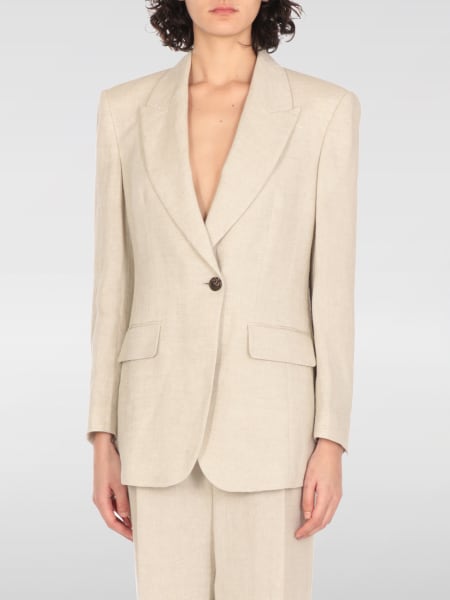 アウターその他 BRUNELLO CUCINELLI Woman Blazer Beige MH5477221 C169 BRUNELLO CUCINELLI: Blazer woman - Beige | Brunello