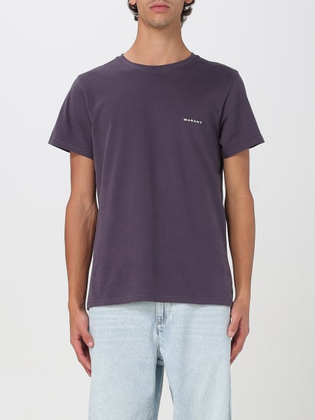 T-shirt in cotone basic con mini logo Isabel Marant