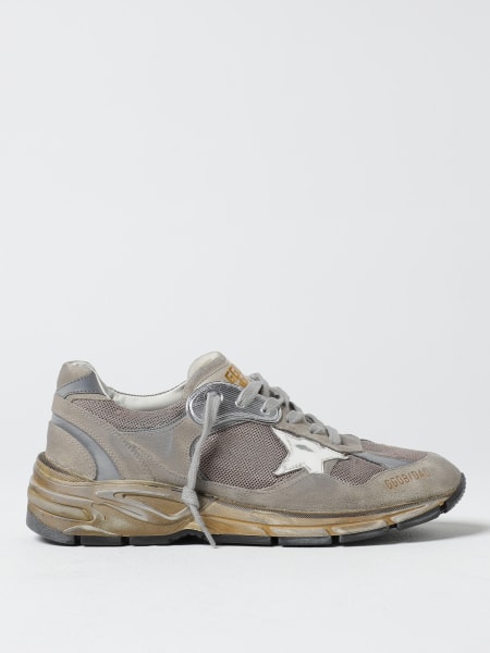 Sneakers Dad Golden Goose in camoscio e mesh used>