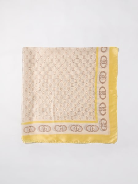 Liu Jo: Foulard Liu Jo in viscosa con monogram LJ stampato