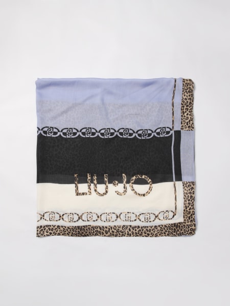 スカーフ LIU JO Woman Neck scarf Blue 2A5041T0300 73936 Women's Scarves and Foulards, Shawls, Pashminas | Liu Jo