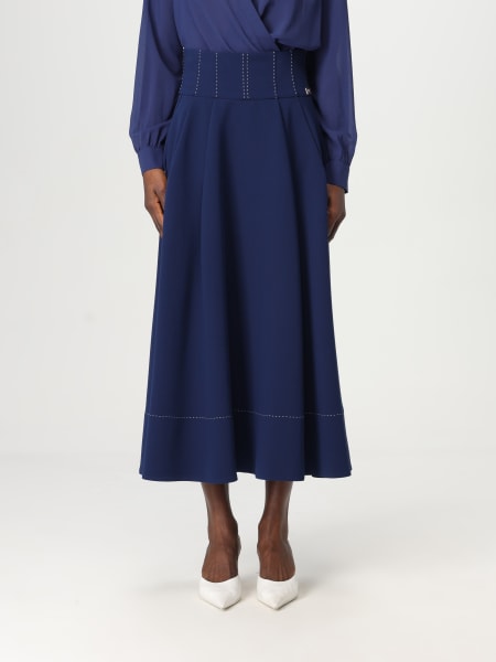 スカート ELISABETTA FRANCHI Woman Skirt Navy GO052 B75 27863235_57633784_322.jpg