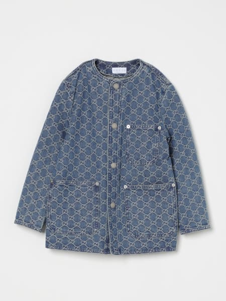 Gucci: Giacca di jeans GG Gucci