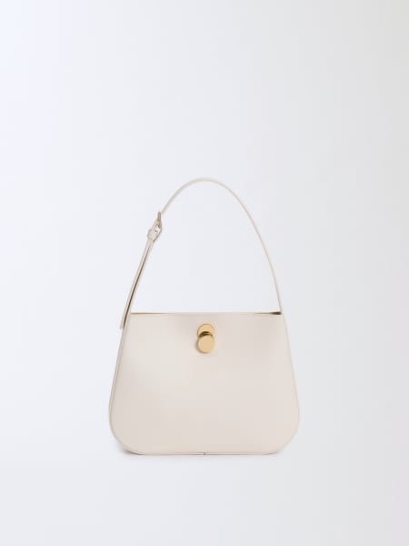 【在庫処分】 FABIANA FILIPPI ショルダー バッグ Fabiana-Filippi-Grey-Leather-