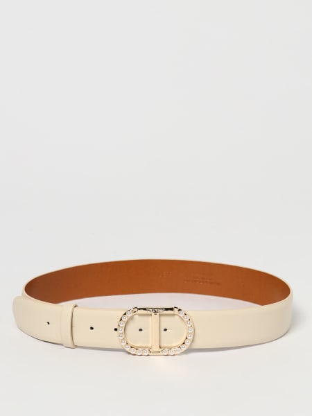 Cintura Oval T Twinset in pelle sintetica