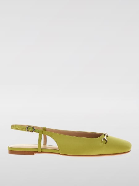 フラットシューズ TWINSET SS25 BALLERINE (251TCP082 00006) TWINSET：バレリーナ＆フラットシューズ レディース - グリーン