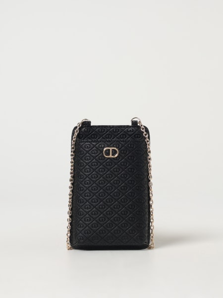 Twinset: Custodia per smartphone Twinset in pelle sintetica goffrata