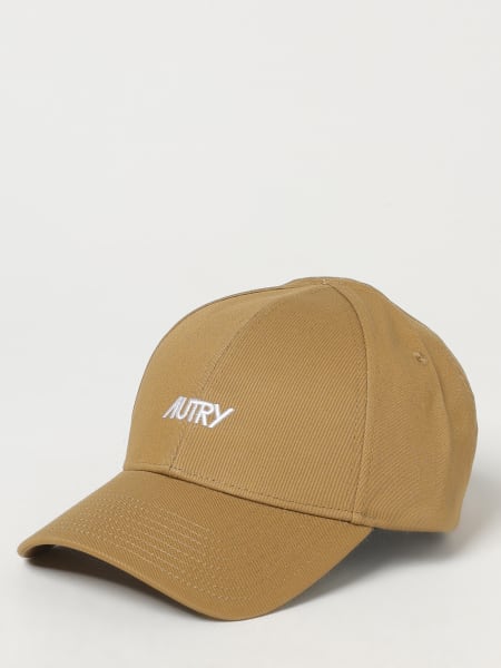 Cappello Autry in cotone con logo ricamato >