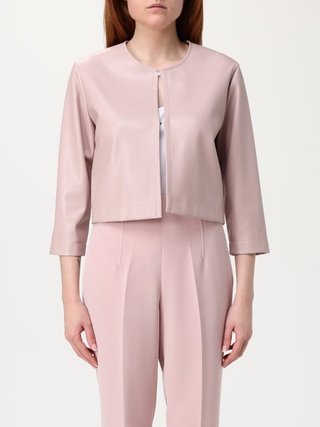 ジャケット LIU JO Woman Jacket Beige CA5393E0624 X0650 LIU JO: women's jacket - Quartz | Liu Jo jacket CA5393E0624