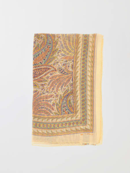 Etro: Sciarpa Paisley Etro in seta stampata