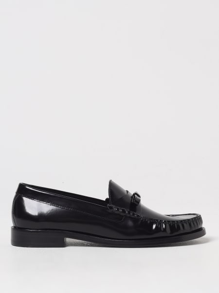 Stuart Weitzman: Mocassino Stuart Weitzman in pelle spazzolata con fiocco