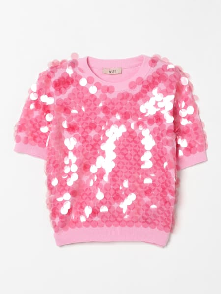 Maglia in cotone con paillettes N° 21>