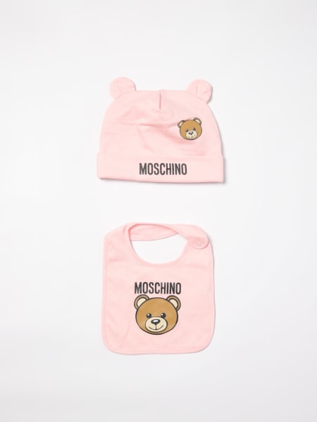 Moschino: Coordinato in cotone Teddy Toy Moschino