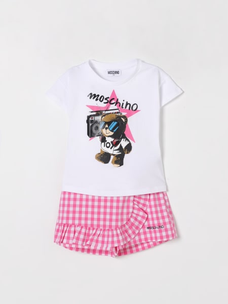 Moschino cotton co-ord with logo print>