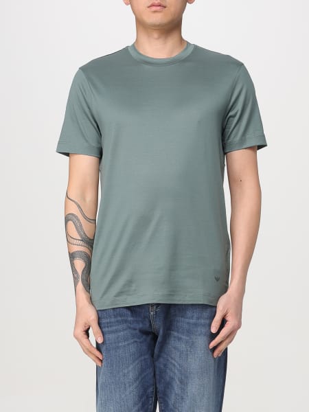 Tシャツ・カットソー EMPORIO ARMANI Men T-shirt Sage 8N1TE81JUVZ U9083 EMPORIO ARMANI: T-shirt men - Sage | Emporio Armani t-shirt