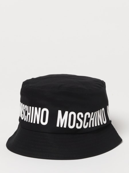 Moschino: Cappello Moschino in cotone con logo