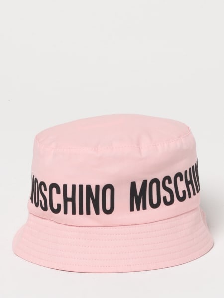 Moschino: Cappello Moschino in cotone con logo