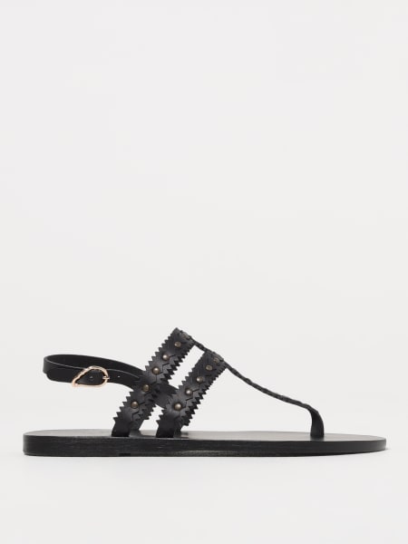 Ancient Greek Sandal: 플랫 샌들 여성 Ancient Greek Sandal