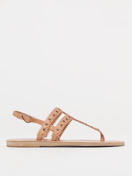 Ancient Greek Sandal: 플랫 샌들 여성 Ancient Greek Sandal
