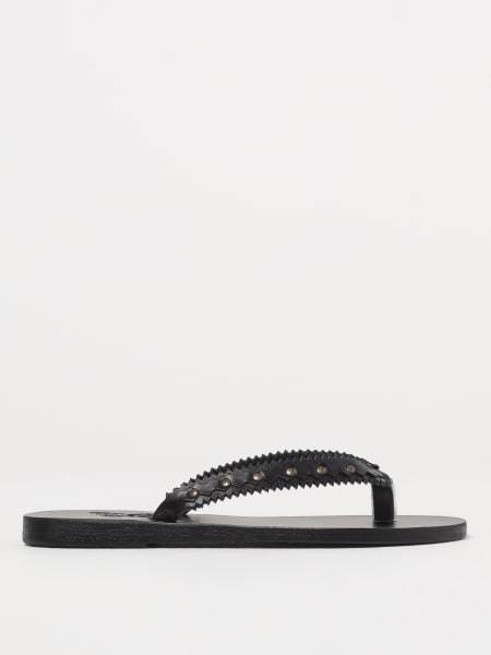 Ancient Greek Sandal: 플랫 샌들 여성 Ancient Greek Sandal