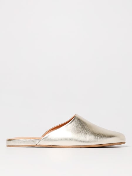 Mules Ancient Greek Sandal in pelle laminata