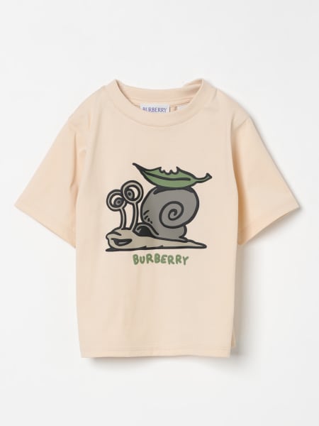 Burberry: T-shirt in cotone con stampa grafica Burberry
