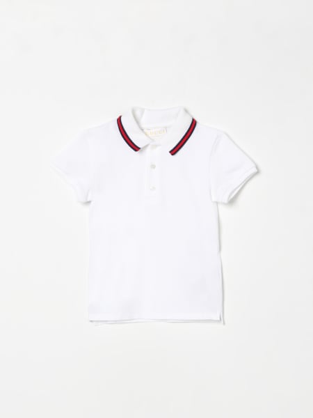 Gucci: Polo in cotone Web Gucci