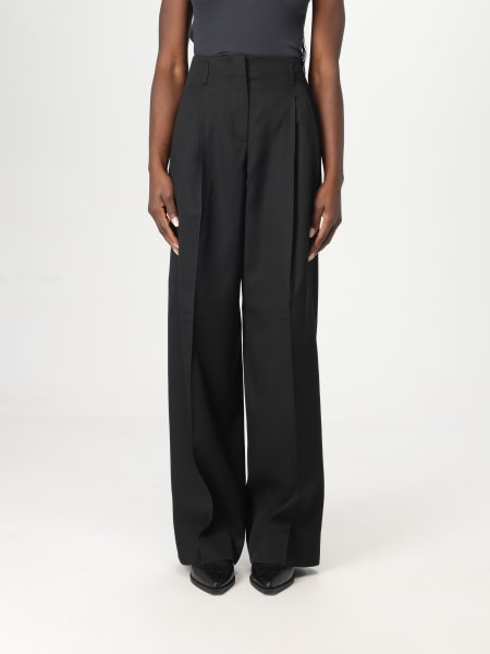 パンツ GOLDEN Women Straight Pants GWP01203P00154690100 black GOLDEN GOOSE: Pants woman - Black | Golden Goose pants