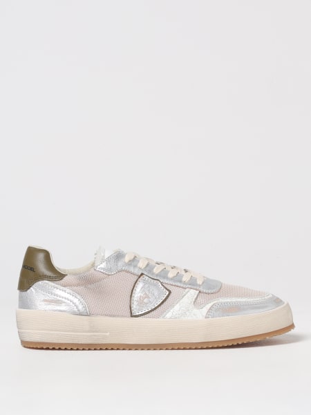 Philippe Model: Sneakers Nice Philippe Model in pelle laminata e mesh used