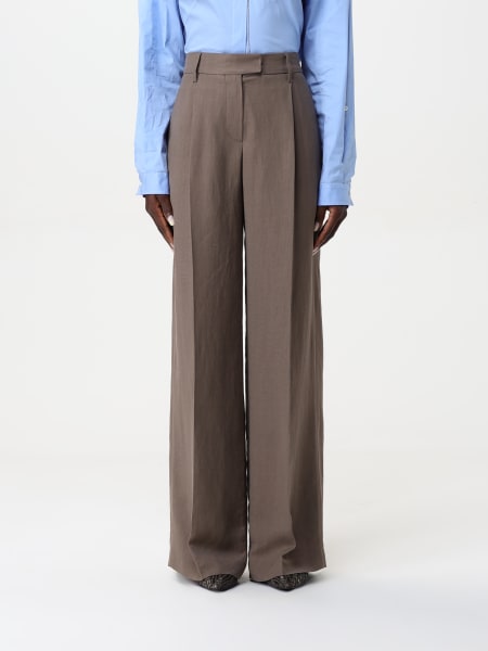 パンツ BRUNELLO CUCINELLI Woman Pants Cocoa MH126P8884 C2925 BRUNELLO CUCINELLI: Pants woman - Cocoa | Brunello Cucinelli
