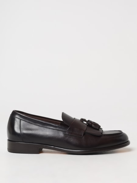 Doucal's: Mocassino Doucal's in pelle con nappe