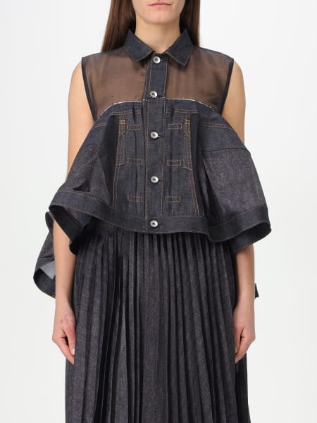 Sacai: Hemdbluse Damen Sacai