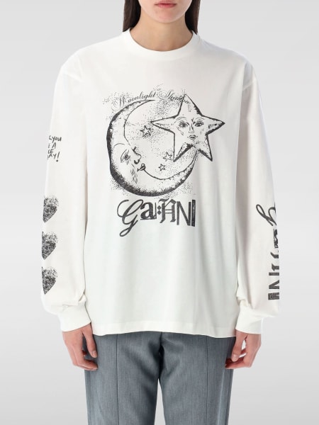 Ganni: T-shirt Damen Ganni