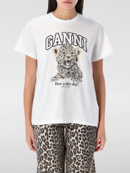 Ganni: Футболка для нее Ganni