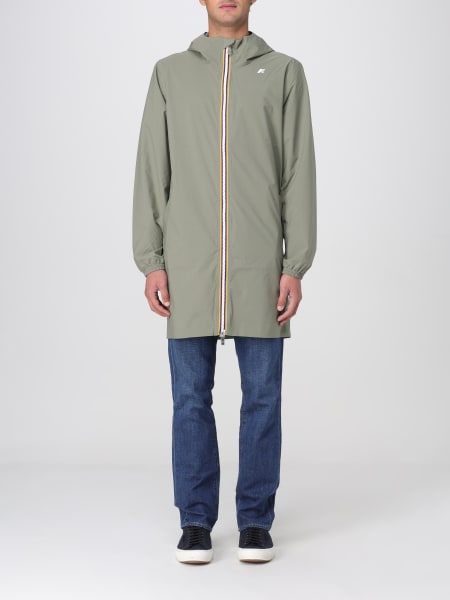 K-Way: Giacca con cappuccio in nylon K-way