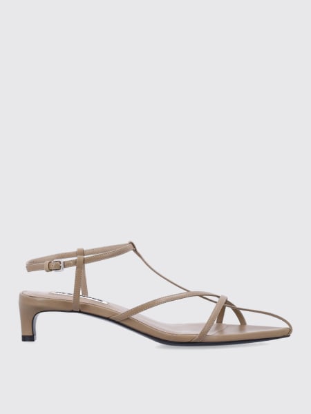 Flache sandalen damen Jil Sander