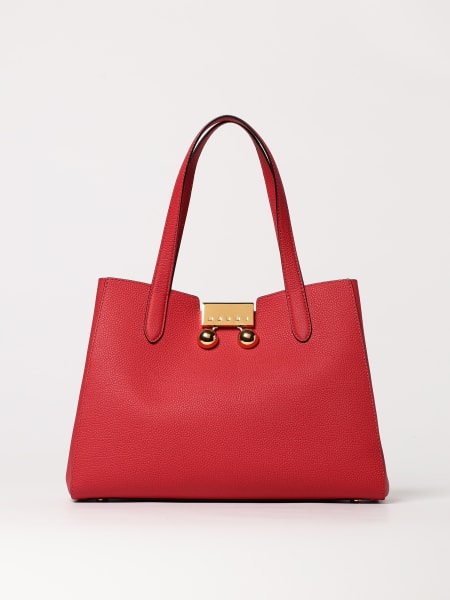 ショルダーバッグ・ポシェット MARNI Woman Shoulder bag Red BMMP0150U0P8185 00R69 MARNI: Shoulder bag woman - Red | Marni shoulder bag
