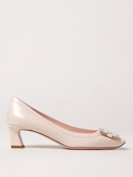 Décolleté Trompette Roger Vivier in pelle con fibbia decorativa >